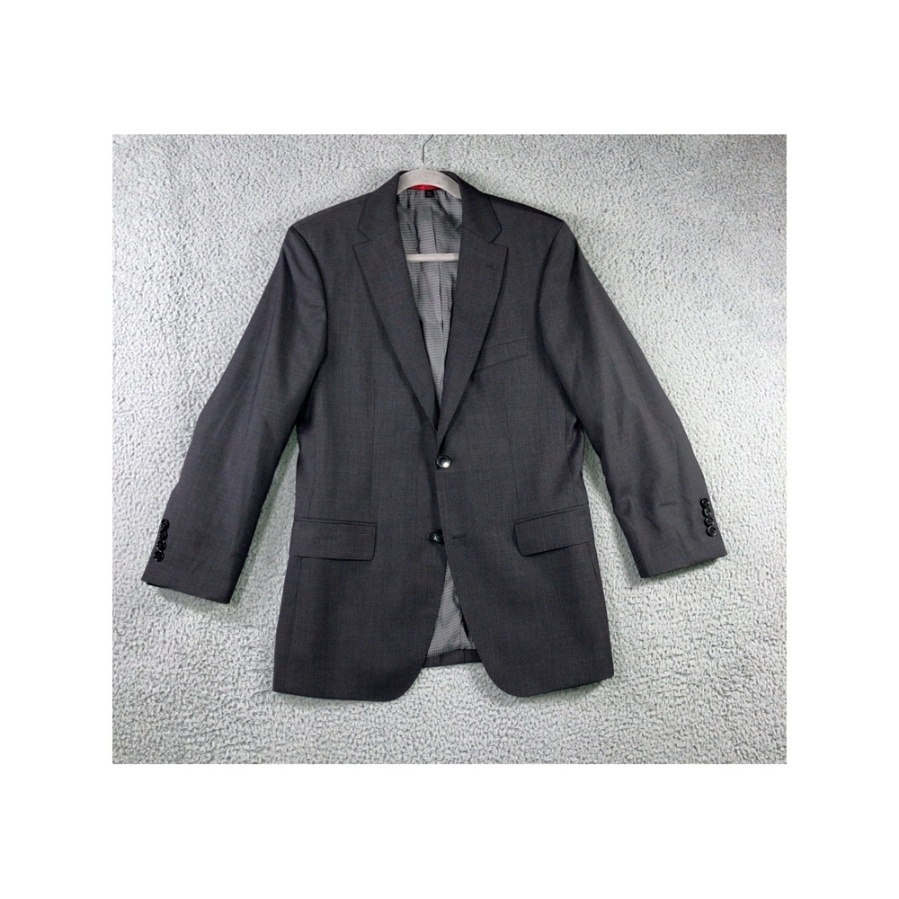 HUGO Boss Blazer Men 38R Two Button Virgin‎ Wool Sports Coat Jacket